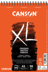 Schetspapier Canson XL Sketch 90gr A5 ivoorwit
