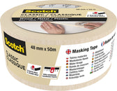 Afplaktape Scotch Classic 48mmx50m beige - afbeelding 3