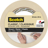 Afplaktape Scotch Classic 48mmx50m beige - afbeelding 4