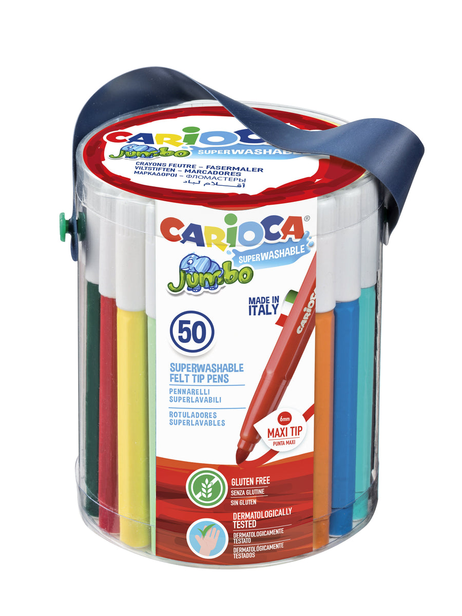 Viltstift Carioca Jumbo maxi assorti 50st