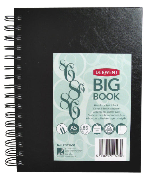 Schetsboek Derwent big book A5 harde kaft