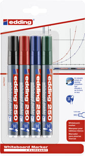 Whiteboardmarker edding 250 rond 1.5-3mm ass
