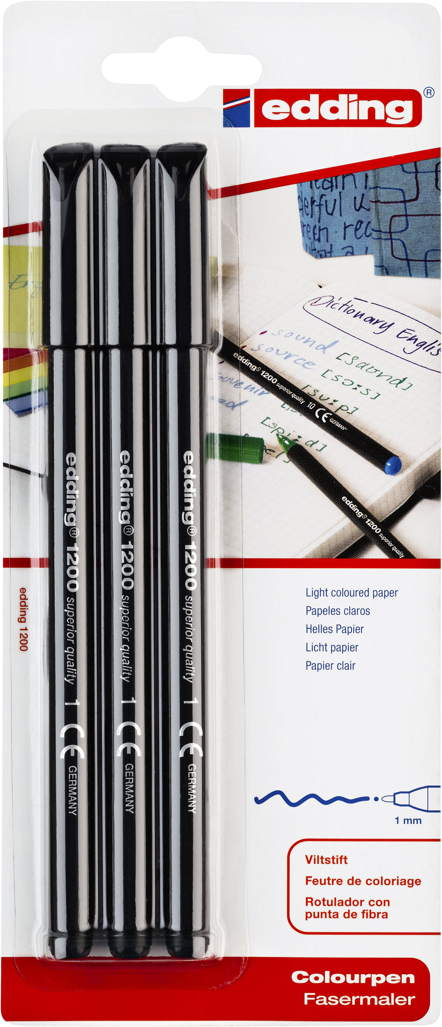 Fineliner edding 1200 F zwart