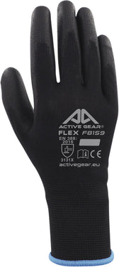 Handschoen ActiveGear grip PUflex zwart large