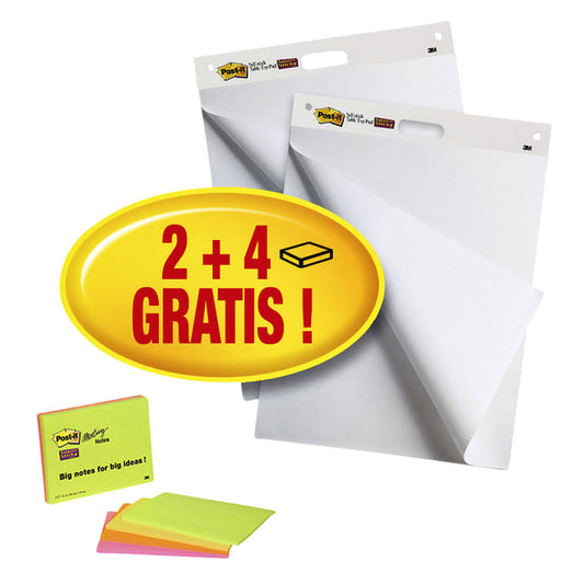 Meeting chart Post-it 559 63.5x76.2cm + notes