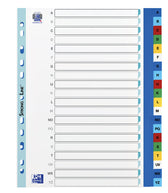 TABBLADEN OXFORD A4+ 11R PP A-Z 20DLG KLEUR