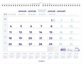 1-Maandskalender 2026 Brepols 43x31.5cm