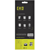 Afvalzak EKO MDPE type F1 trekb 49x68cm 18-28L wit - afbeelding 4