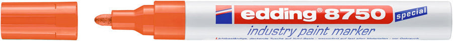 Paintmarker edding 8750 industrie 2-4mm oranje
