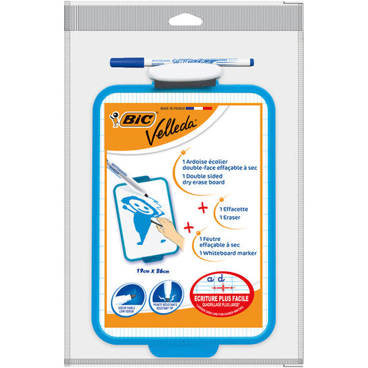Whiteboard Bic 19x26cm met stift en wisser