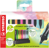 Markeerstift STABILO GREEN BOSS bureauset 6070/8
