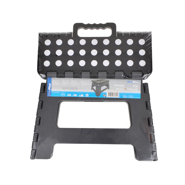 Opstapje ProPlus inklapbaar zwart grijs