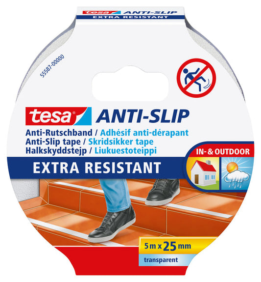 Anti-slip tape tesa 5mx25mm transparant