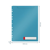 U-map Leitz Cosy harmonica A4 perforatie PP bl - afbeelding 3