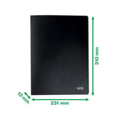 Showmap Leitz Recycle A4 20-tassen PP zwart - afbeelding 4