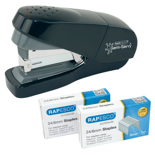 Nietmachine Rapesco Germ-Savvy zwart