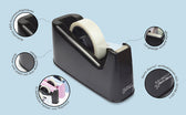 Plakbandhouder Rapesco Germ-Savvy 500 zwart - afbeelding 5