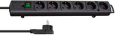 Stekkerdoos Brennenstuhl Comfort Plus 6vdig 2m zw