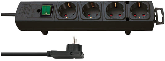 Stekkerdoos Brennenstuhl Comfort Plus 4vdig 2m zw