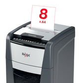 Papiervernietiger Rexel Optimum Auto 300M 2x15mm - afbeelding 8