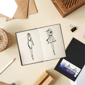 Dummyboek Oxford A6 96 vel zwart - afbeelding 9