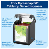 Servetdispenser Tork N14 Signature line zwart - afbeelding 3