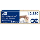 Servet Tork N4 Premium halvevouw 2laags naturel