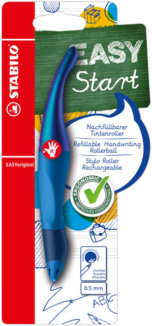 Rollerpen STABILO Easyoriginal rechts hologr M bl