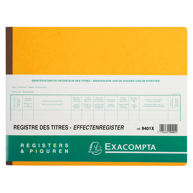 Effectenregister Exacompta BV SLR 240x320 80vel