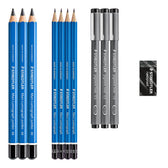 Potlood Staedtler schetsset 12dlg - afbeelding 4