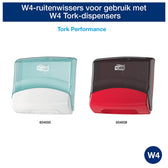Reinigingsdoek Tork W4 gevouwen 1laags wit - afbeelding 5