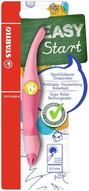 Rollerpen STABILO Easyoriginal links M pastel roze