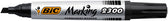 Viltstift Bic 2300 ecolutions schuin M zwart