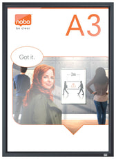 Kliklijst Nobo Impression Pro A3 zwart - afbeelding 2