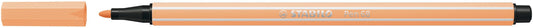 Viltstift STABILO Pen 68/25 M pastel oranje
