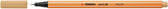 Fineliner STABILO point 88/88 F licht oker