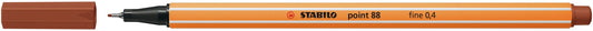 Fineliner STABILO point 88/38 F krijtrood