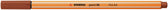 Fineliner STABILO point 88/38 F krijtrood - afbeelding 7
