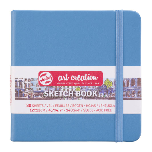 Schetsboek Talens Art Creation 120x120mm blauw