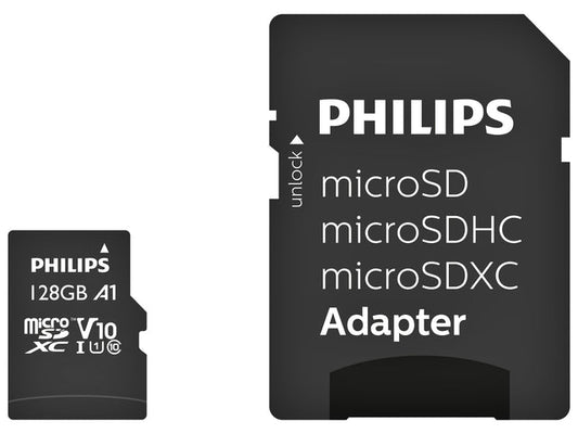 Geheugenkaart Philips micro SDXC 128GB