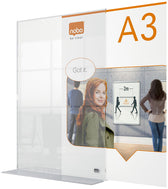 Infobord Nobo Premium Plus A3 acryl vrijstaand - afbeelding 3