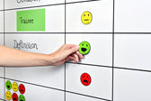 Magneet Legamaster emoticon 50mm assorti - afbeelding 3