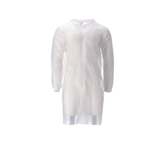 Bezoekersjas CMT XL non-woven drukknopen 104cm wt