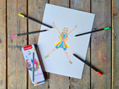 Kleurpotlood Bruynzeel 6 stuks neon - afbeelding 4