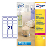 Etiket Avery L7782-25 63.5x38.1mm tr 525stuks - afbeelding 4