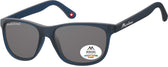 Zonnebril Montana met smoke polar glas mat blauw
