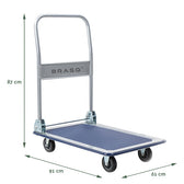 Transportkar BRASQ inklapbaar 300kg - afbeelding 6