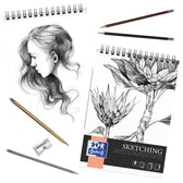 Tekenblok Oxford Sketching A4 50 vel spiraal - afbeelding 8