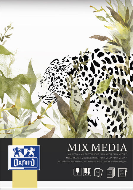 Tekenblok Oxford Mix Media A4 25 vel