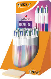 Balpen Bic 4kleuren gradient M assorti - afbeelding 5